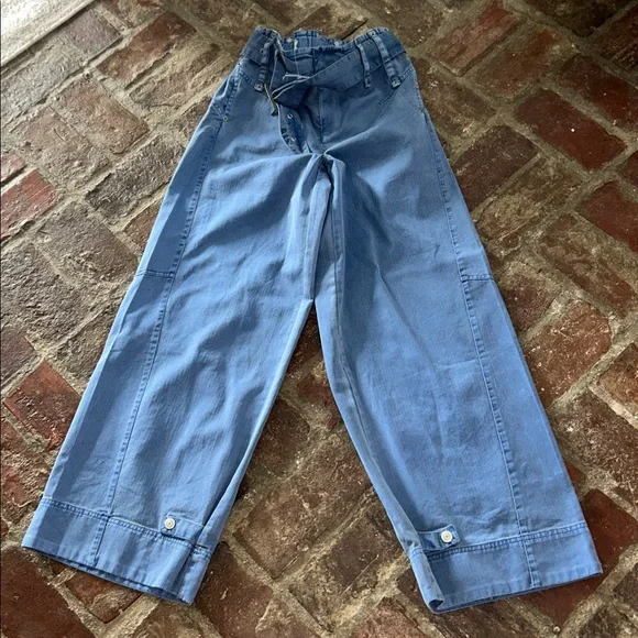 ⭐️NWT Free People Sloane Belted Wide Leg Pants⭐️ - Picture 7 of 11